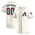 Custom Arizona Diamondbacks 2024 Flex Base Jersey ¨C Cream HeidiMiller