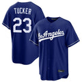 Los Angeles Dodgers #23 Kyle Tucker Player Royal HeidiMiller Game Stitched Jerseys
