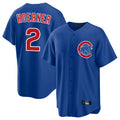 Chicago Cubs #2 Nico Hoerner Player Royal HeidiMiller Home Game Stitched Jerseys