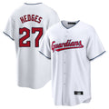 Cleveland Guardians #27 Austin Hedges Player White HeidiMiller Home Game Stitched Jerseys