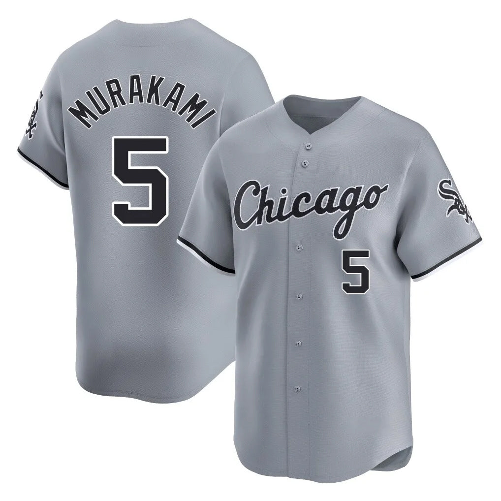 Chicago White Sox #5 Munetaka Murakami Player Gray HeidiMiller Road Limited Home Stitched Jerseys