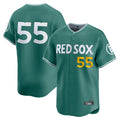 Boston Red Sox #55 Ranger Suarez Player Green HeidiMiller City Connect Limited Home Game Stitched Jerseys1