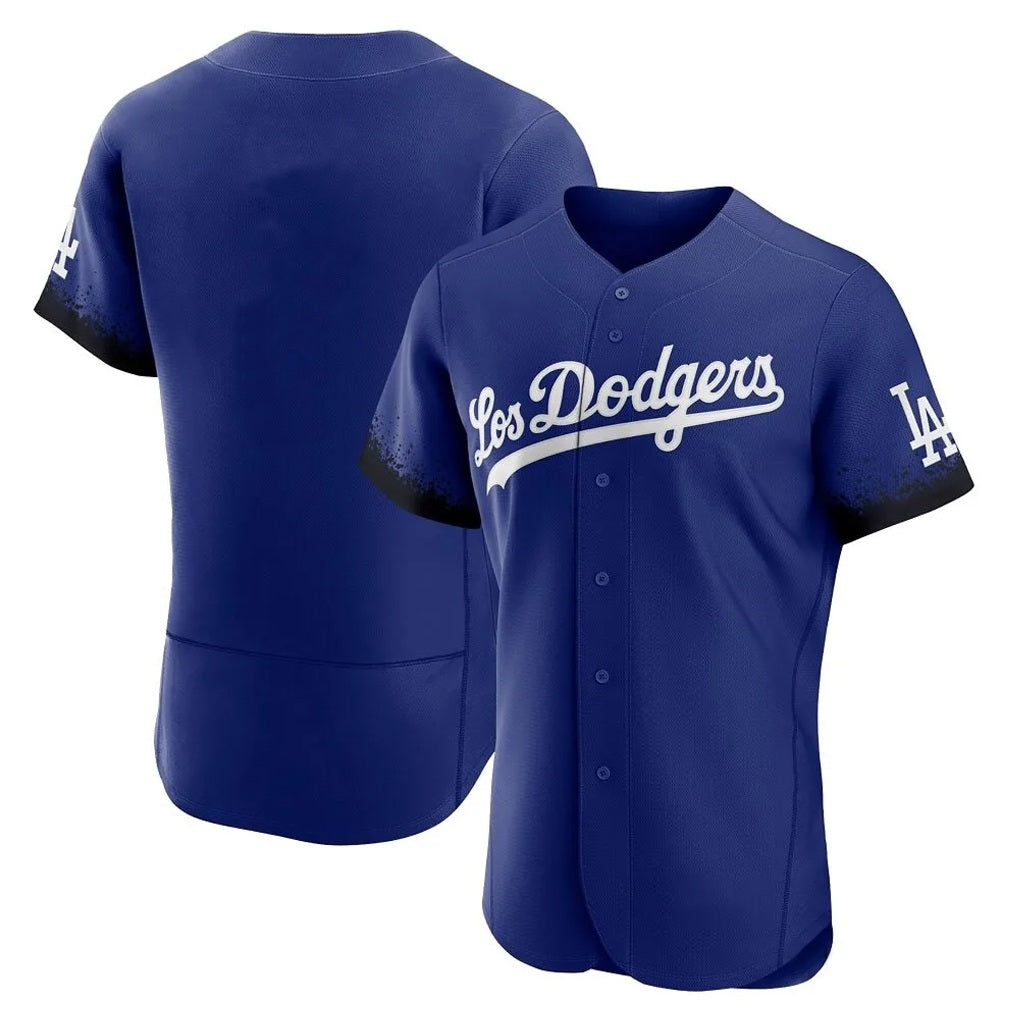 Los Angeles Dodgers Blank Player Royal HeidiMiller City Connect Elite Home Stitched Jerseys