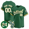 Custom Oakland Athletics Green HeidiMiller Jersey - Personalized