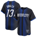 Detroit Tigers #13 Dillon Dingler Player Navy HeidiMiller City Connect Home Limited Stitched Jerseys