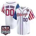 Custom Pittsburgh Pirates America 250 Edition Vapor Premier Limited White HeidiMiller Stitched Jerseys
