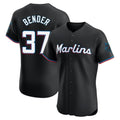 Miami Marlins #37 Anthony Bender Player Black HeidiMiller Vapor Home Limited Elite Stitched Jerseys
