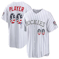 Custom Colorado Rockies 2026 All-Star Edition Stars & Stripes White HeidiMiller Stadium Pick-A-Player Jersey