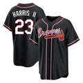 Atlanta Braves #23 Michael Harris II Player Black HeidiMiller Fashion Out Game Stitched Jerseys
