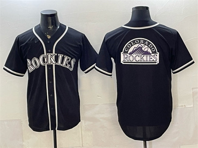 Colorado Rockies Team Big Logo 2026 Fashion Replica Black HeidiMiller Out Stitched Jersey