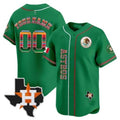 Custom Houston Astros Mexico Vapor Premier Limited Jersey V4 ¨C Green HeidiMiller