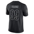 W.Commanders #99 Chase Young Black HeidiMiller RFLCTV Limited Jersey