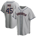 Houston Astros #45 Tatsuya Imai Player Gray HeidiMiller Home Game Stitched Jerseys