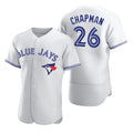 Toronto Blue Jays #26 Matt Chapman White HeidiMiller Flex Base Stitched Jersey