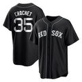 Boston Red Sox #35 Garrett Crochet Player Black HeidiMiller Home Game Stitched Jerseys