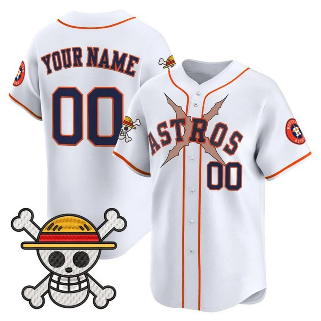 Custom Houston Astros x One Piece White HeidiMiller Vapor Premier Limited Jersey - Stitched