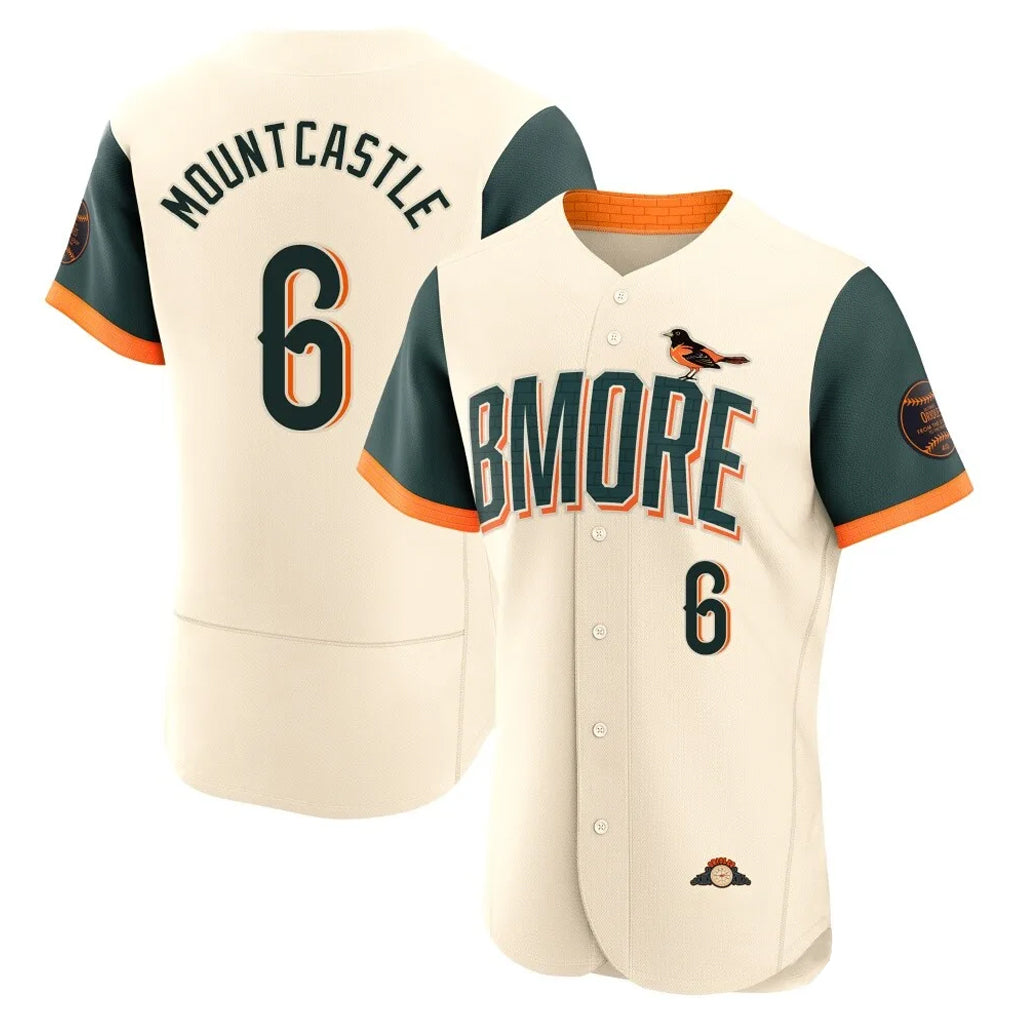Baltimore Orioles #6 Ryan Mountcastle Player Cream HeidiMiller 2026 City Connect Limited Elite Home Game Stitched Jerseys