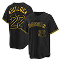 Boston Red Sox #22 Garrett Whitlock Player Black HeidiMiller Snake Skin City Home Game Stitched Jerseys