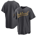 Oakland Athletics Blank Charcoal HeidiMiller 2022 All-Star Cool Base Stitched Jersey