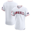 Los Angeles Angels White HeidiMiller Home Elite Patch Jersey