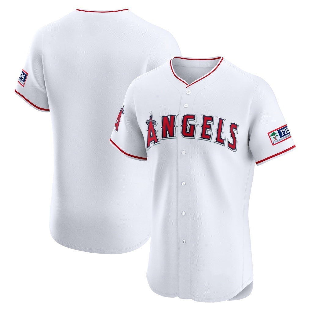 Los Angeles Angels White HeidiMiller Home Limited Jersey