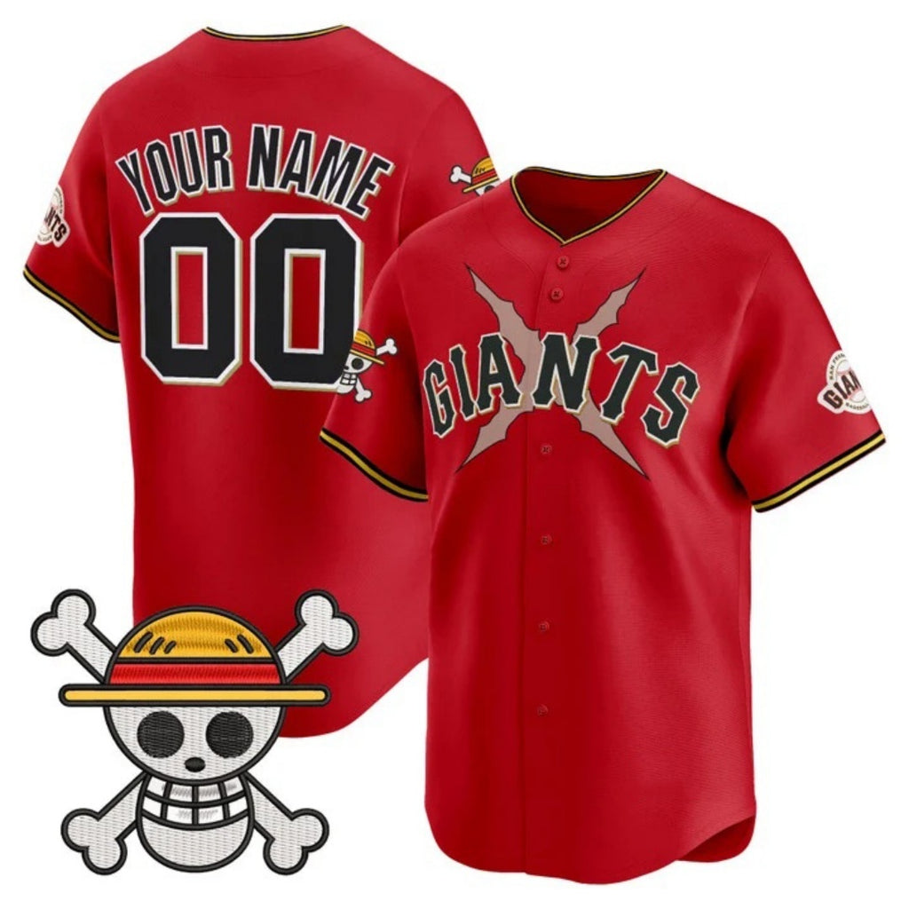 Custom San Francisco Giants x One Piece Red HeidiMiller Vapor Premier Limited Jersey - Stitched