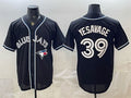 Toronto Blue Jays #39 Trey Yesavage 2026 Fashion Replica Black HeidiMiller Out Stitched Jersey