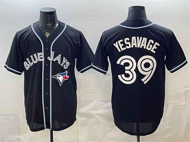 Toronto Blue Jays #39 Trey Yesavage 2026 Fashion Replica Black HeidiMiller Out Stitched Jersey